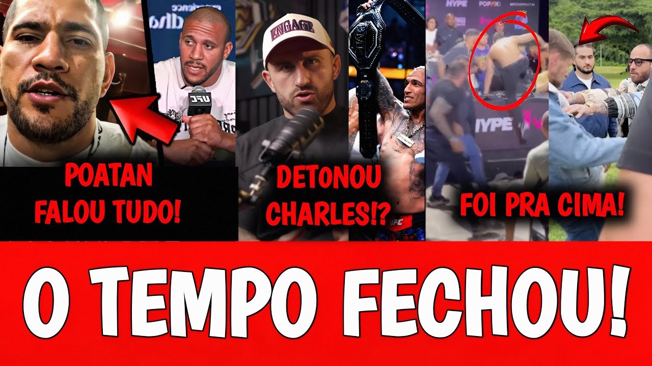 🚨Poatan MANDA A REAL SOBRE LUTA com Gane| Volka DET0NA Charles Oliveira| TRET4 COMPLETA DA COLETIVA