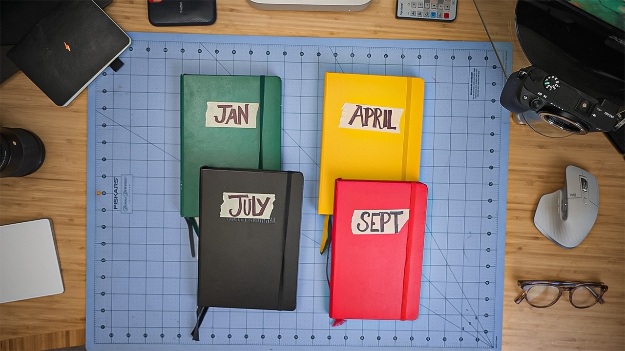 How I Finish 4 Notebooks a Year