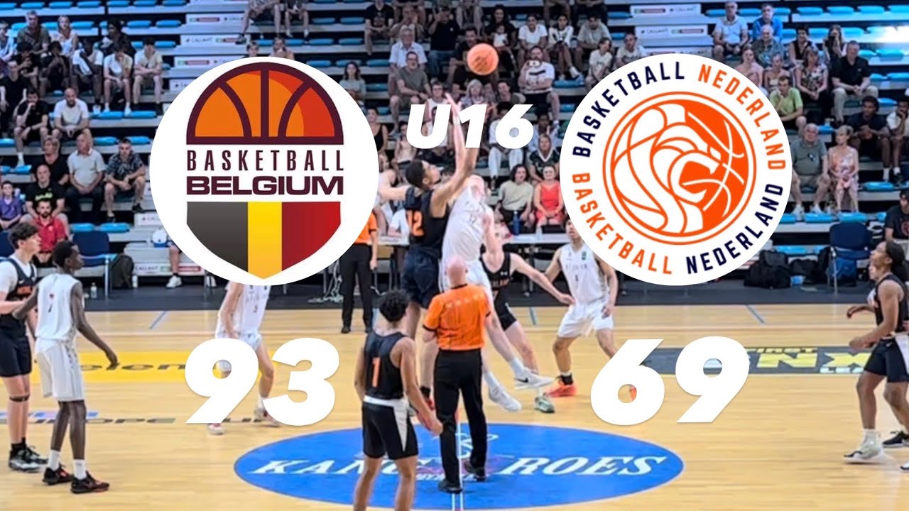 U16 Belgian Lions 🇧🇪🦁 vs Orange Lions 🇳🇱🦁: 93-69 (Exhibition game highlights)