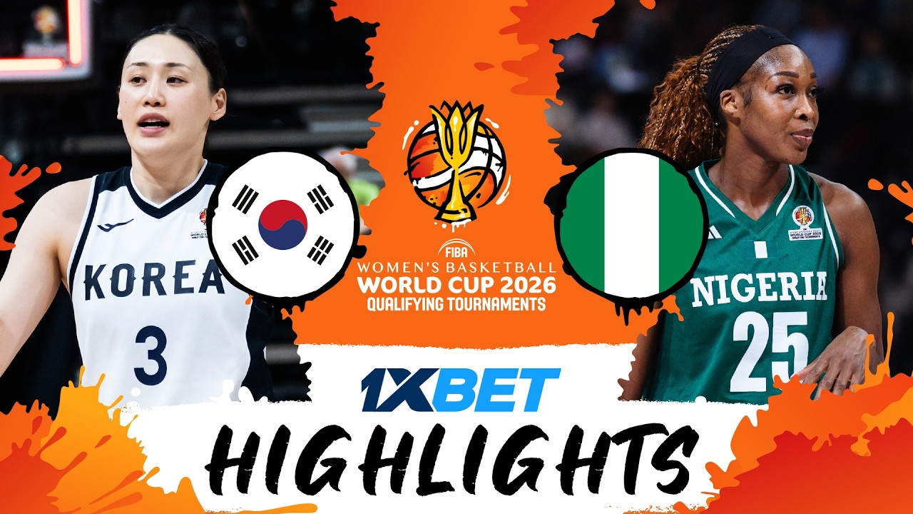 Korea 🇰🇷 v Nigeria 🇳🇬 | Highlights | #FIBAWWC 2026 Qualifying Tournament