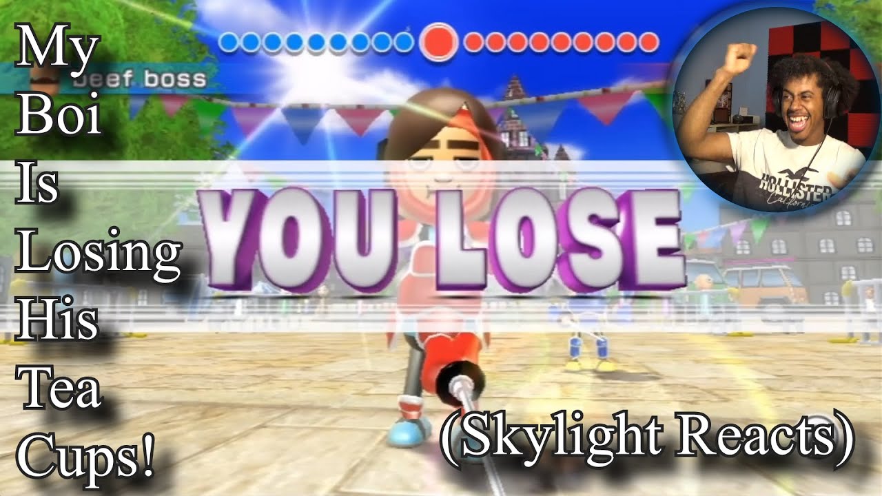 Why Cant He Catch A Break | Wii Sports Resort Speed Slice Raging And Funny Moments | Skylight Reacts