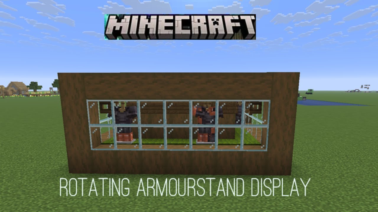 How to make a Rotating Armourstand Display in Minecraft 1.21.9