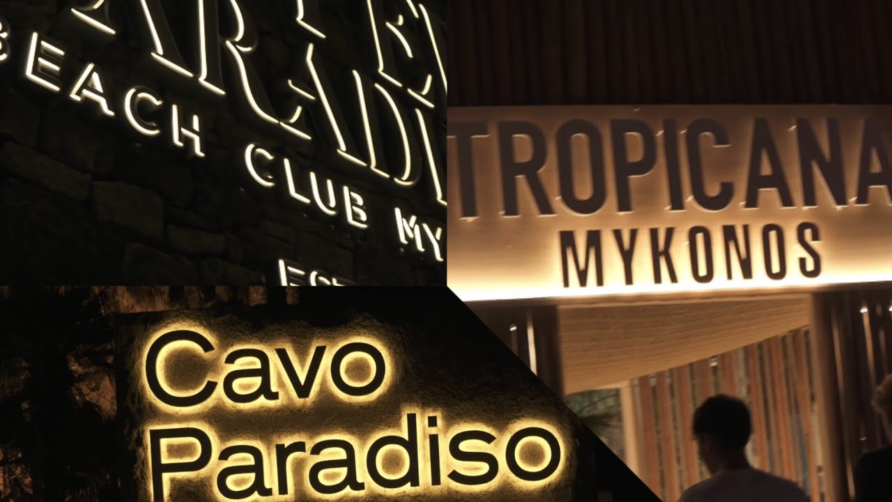 Super Paradise,Tropicana,Cavo Paradiso (3 Clubs in a Row)