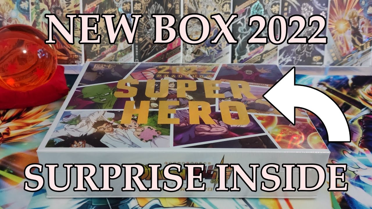 NEW 2022 - DRAGON BALL SUPER HERO - booster box opening