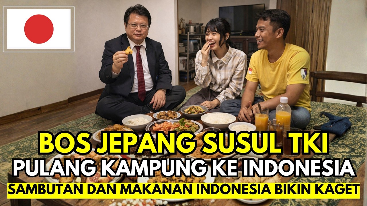 Bos Jepang Datang ke Indonesia, Kaget Disambut Hidangan Melimpah
