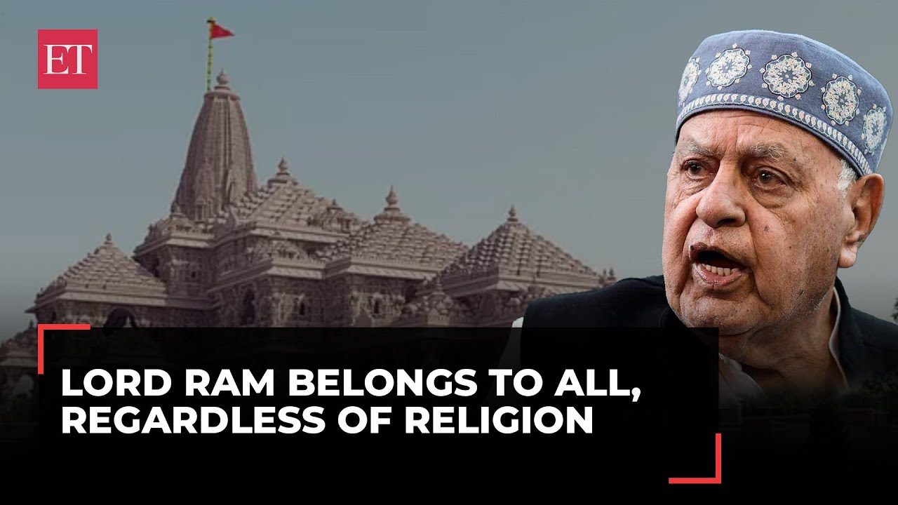 'Bhagwan Ram Sirf Hinduon Ke Ram Nahi Hain...': Farooq Abdullah on Ayodhya temple inauguration