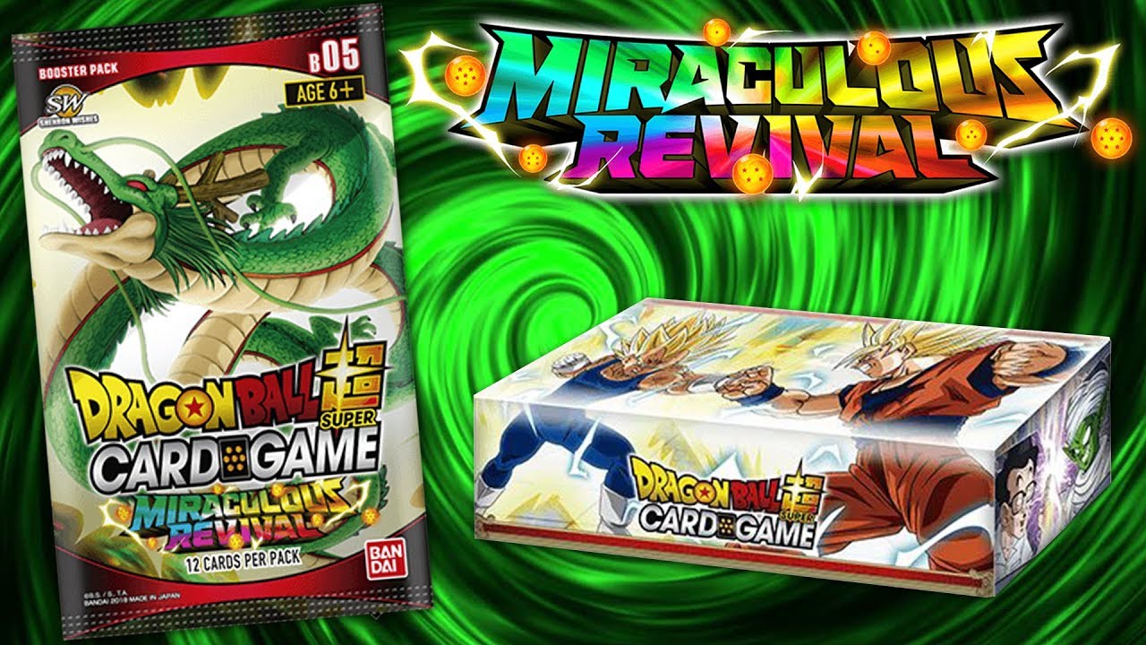 MIRACULOUS REVIVAL Dragon Ball Super Pack Opening and Draft Box 3!