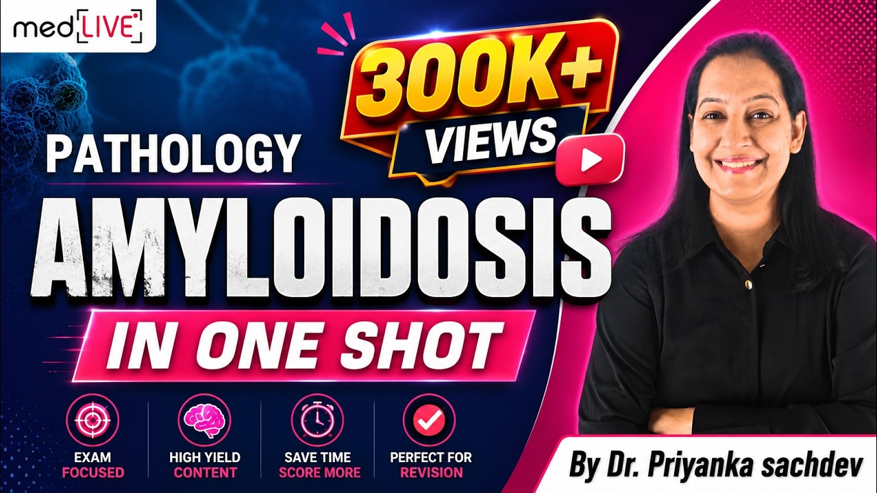 Amyloidosis Pathology | Classification, Stains (Congo Red) & Organs | NEET PG | Dr. Priyanka Sachdev