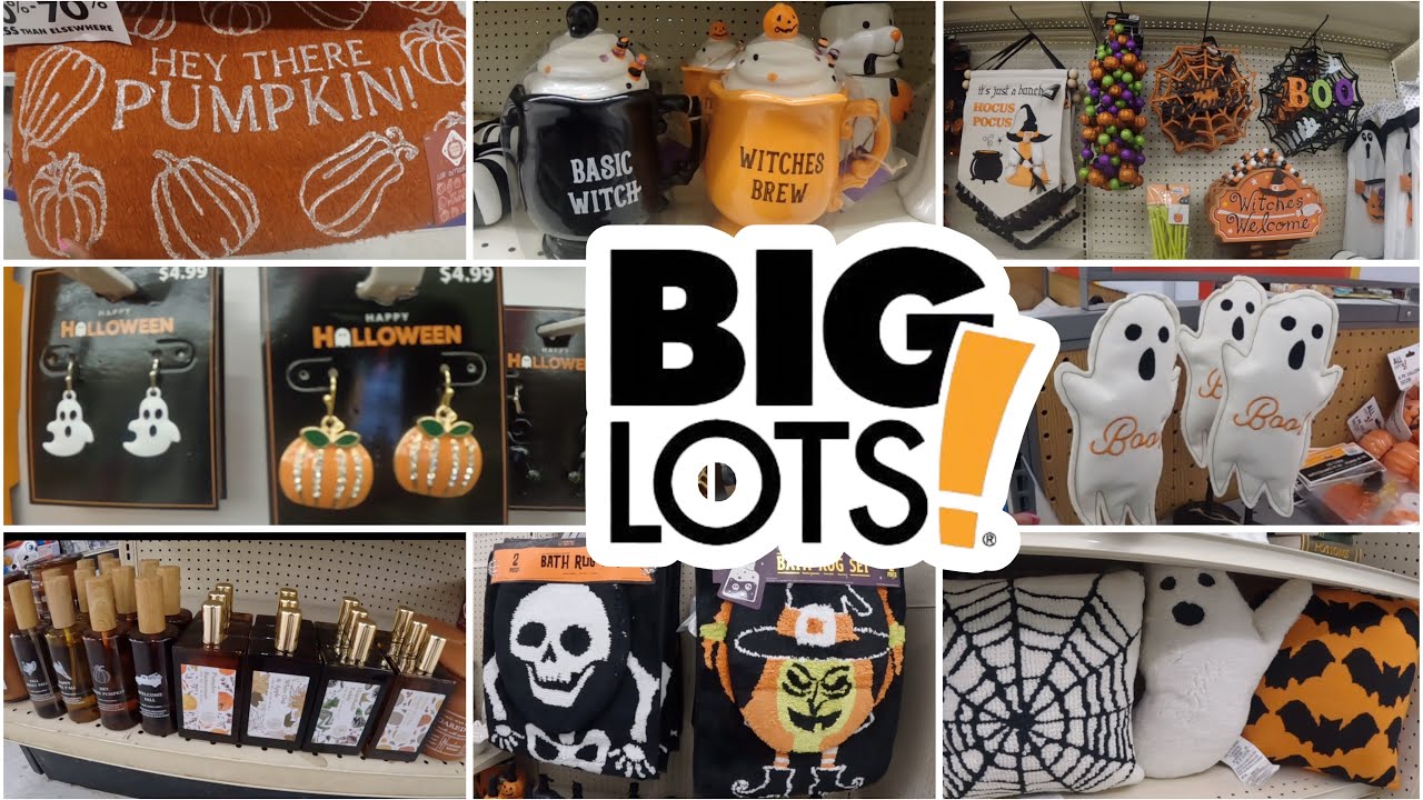 BIG LOTS! Halloween Decor 2024 *Pillows * Bathroom Decor* Table Top * Jewelry & More