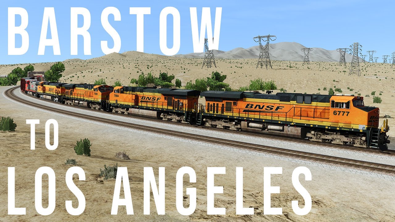 Run 8 Train Simulator: Barstow to Los Angeles | Cajon Pass | Derailment, Hot Box and DPU Failure!
