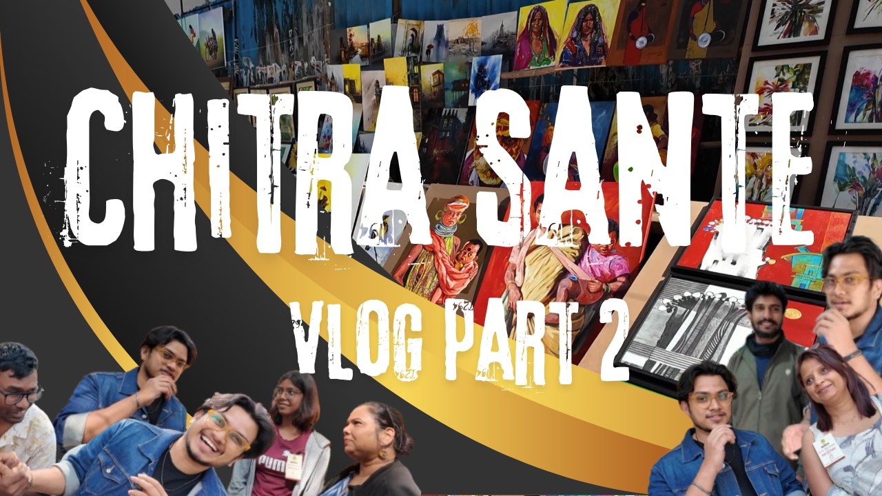 VLOG PART 2..!!! UNQUIE AND BEAUTIFUL ARTWORKS OF BIGGEST ART FESTIVAL😱 #chitrasanthe #artexhibition