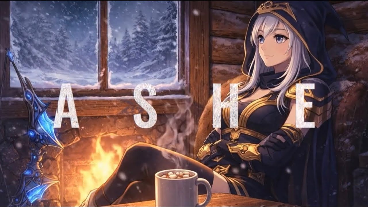 Ashe in a Cabin ❄️☕ | Cozy Coffee Lofi Chill Vibes