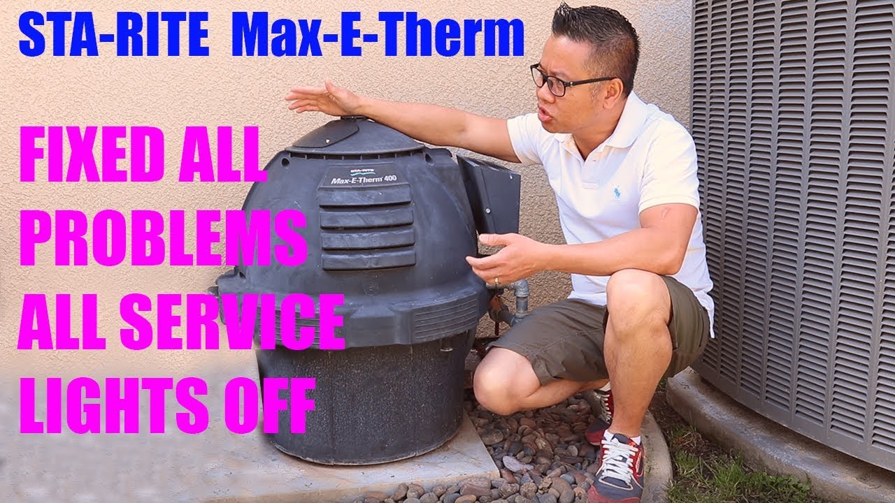 Sta-Rite Max-E-Therm Pool Heater Service and Manifold Replacement