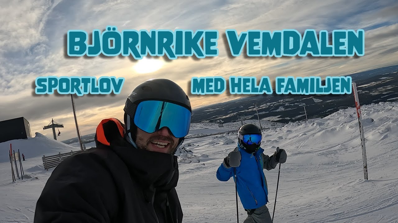 Sportlov i Björnrike Vemdalen med hela familjen