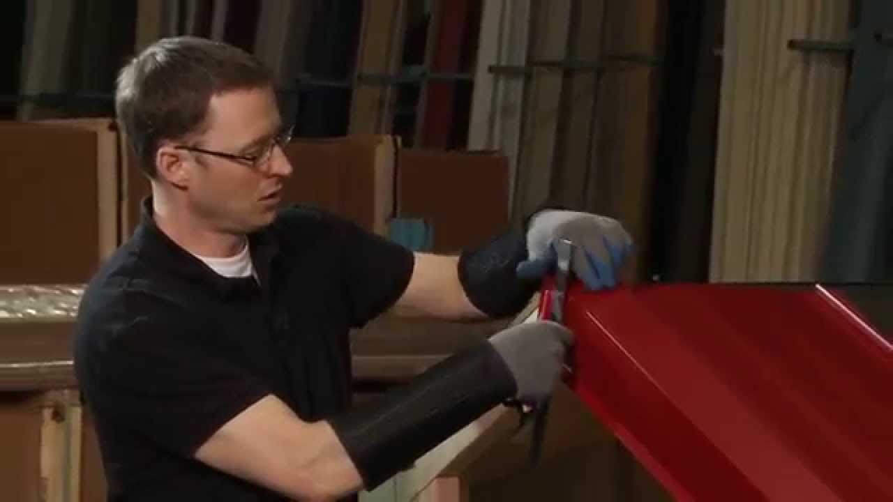 How to Install Rake/Gable Trim: ABC SL-16® Metal Roofing System