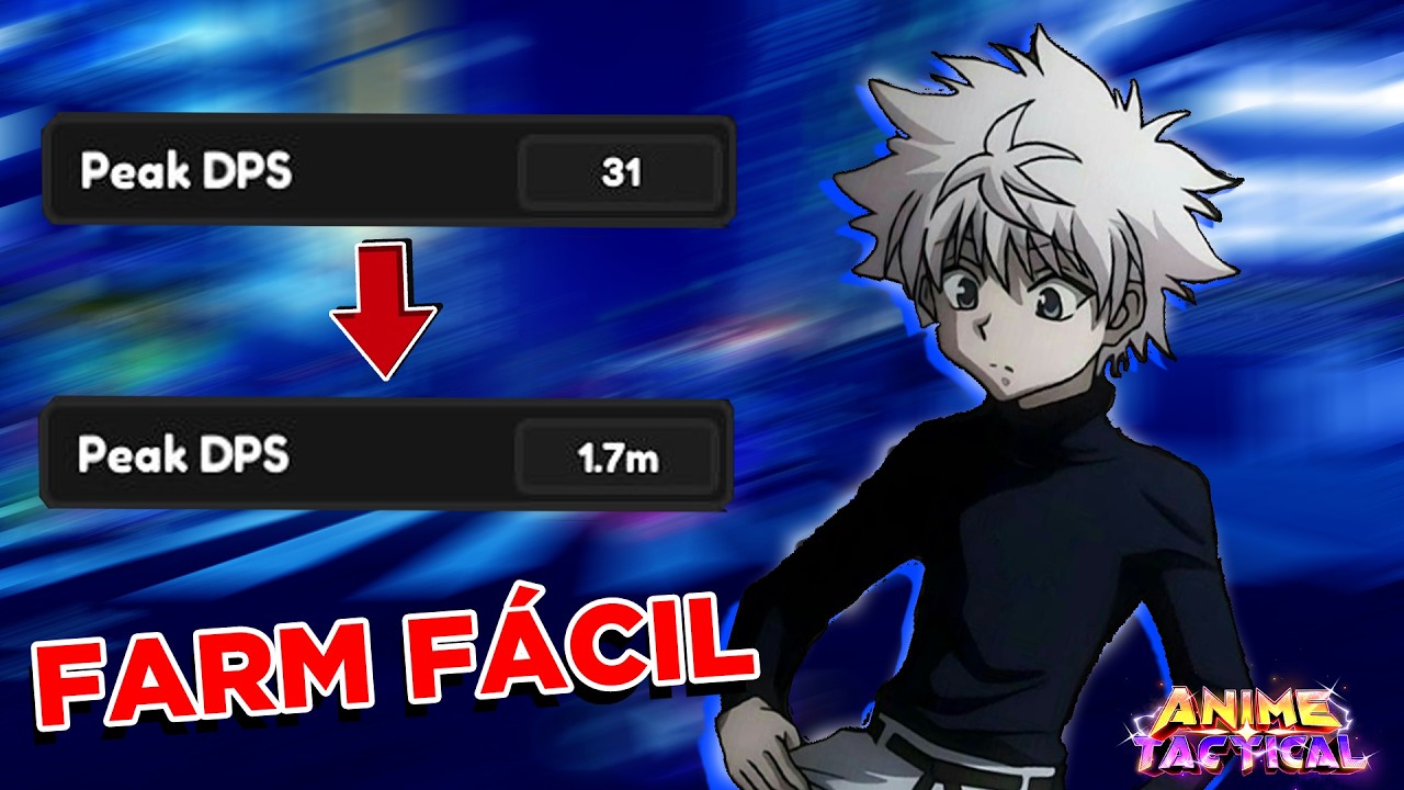 ESSE É O FARM MAIS FÁCIL PRA FICAR FORTE NO NOVO ANIME TACTICAL
