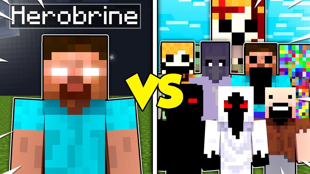 Herobrine VS Minecraft Efsaneleri! - Minecraft