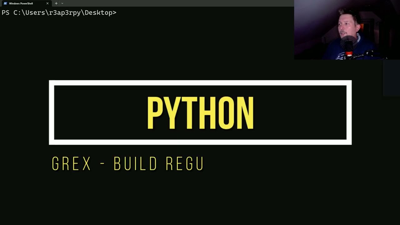 Python - Grex - Regular expression builder