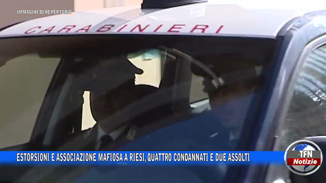 Estorsioni e associazione mafiosa a Riesi, quattro condannati e due assolti
