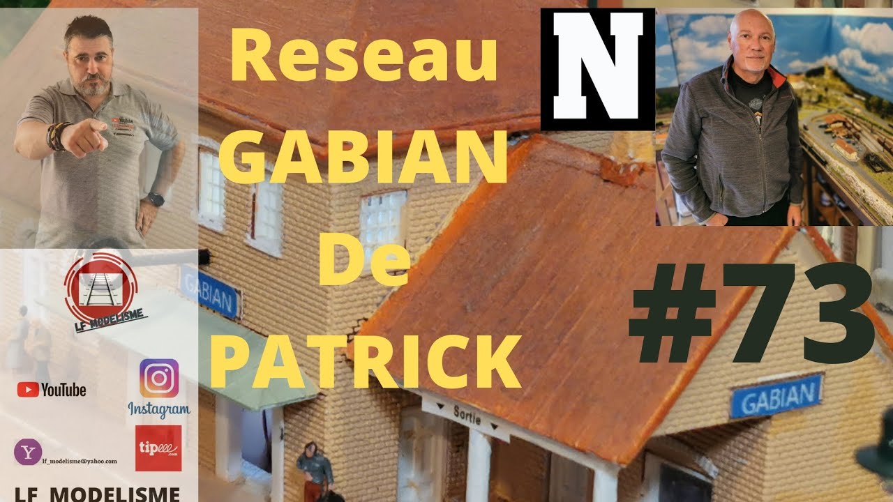 ITW PATRICK #73 train électrique modelisme ferroviaire réseau echelle N diorama modules digital