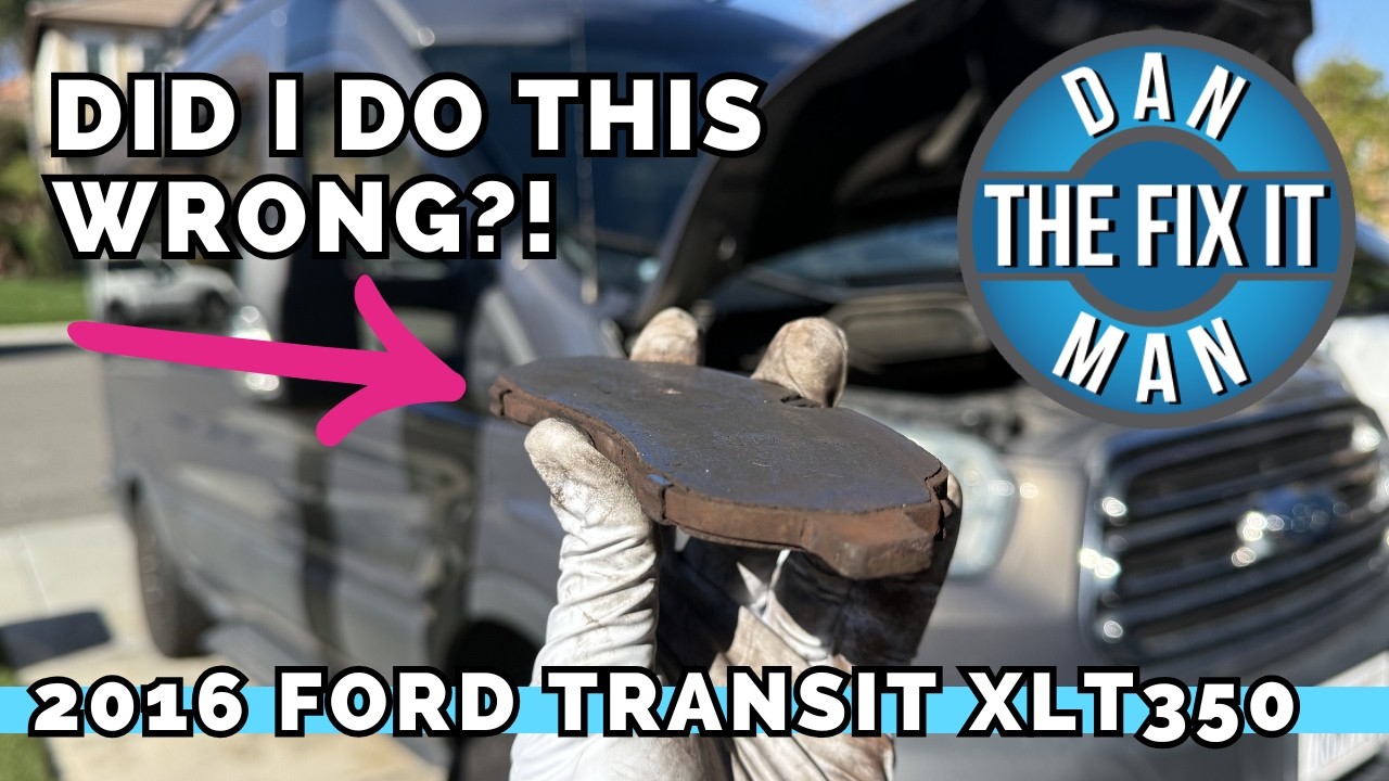 Механики скажут, что я допустил ошибку – стук передних тормозных колодок на Ford Transit XLT350 2...