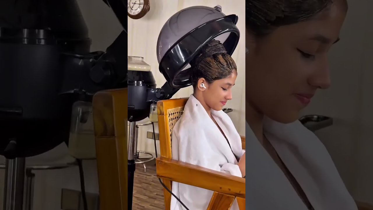 A day with my RAJKUMARY 🥹🎀🫶🏻💞Saloon: Elegant Makeover and Fashion