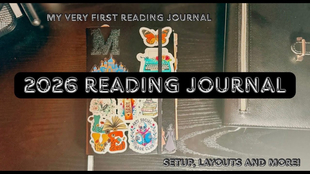 2026 Reading Journal Flip-Through | Stickers, Layouts & Cozy Chaos 📓✨📚🤓