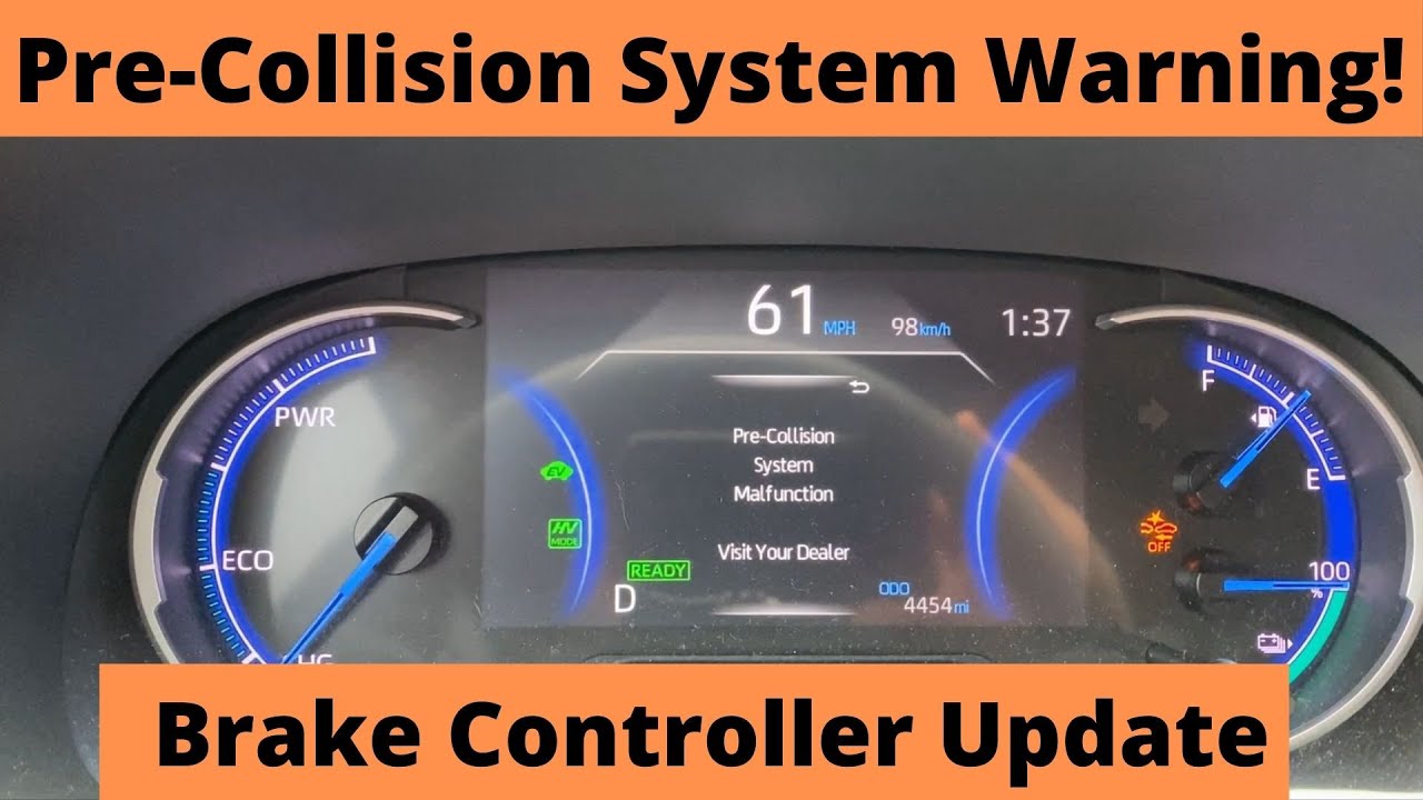 2019+ Toyota Rav4 Pre-Collision Warning due to Installation of a Brake Controller & How to Solve It