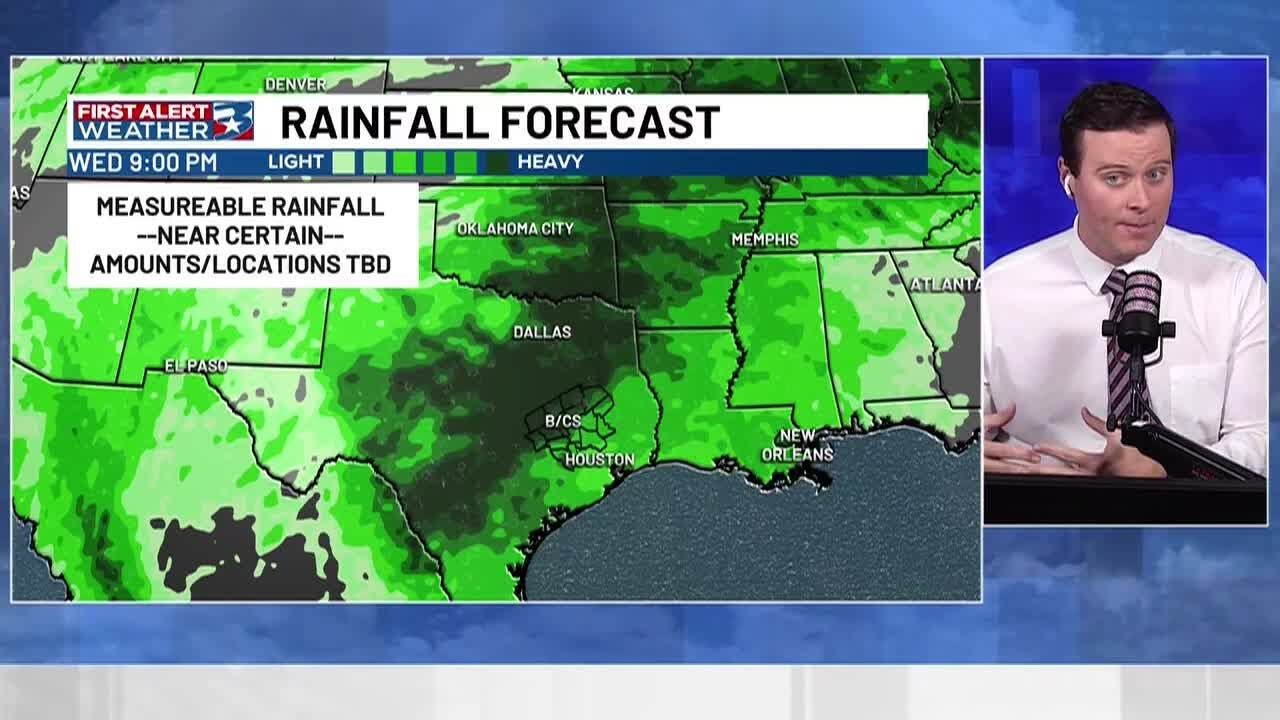 RAIN finally returns to the Brazos Valley, and could March bring us another big cold snap?