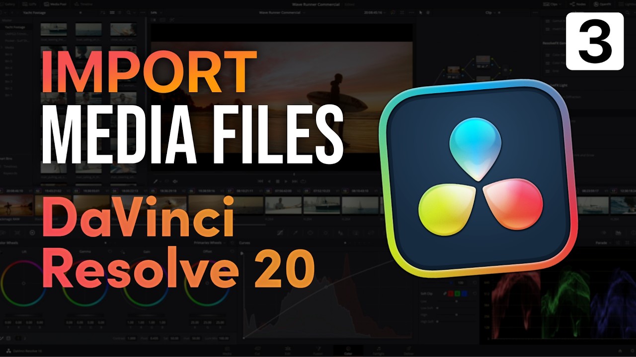 How to Import Media Files in DaVinci Resolve 20 | Class - 3 | Davinci Resolve Tutorial