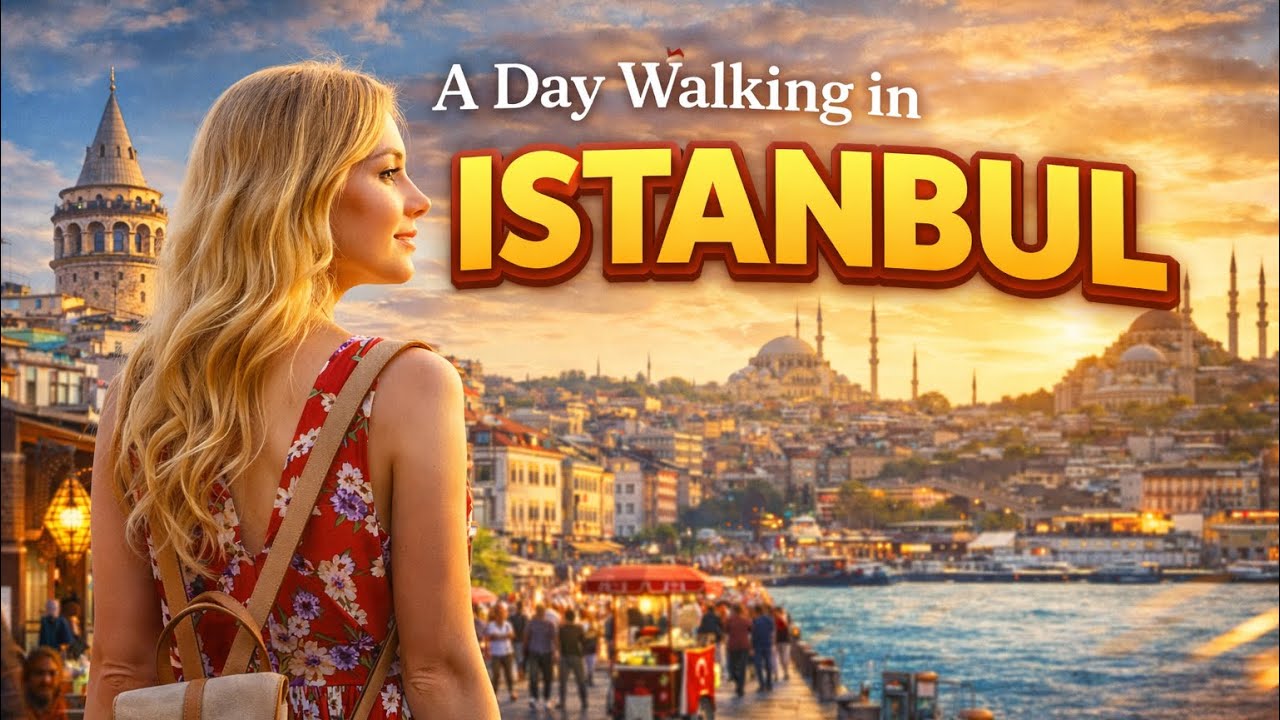 A Day Walking in Istanbul | 4k walk in eminönü
