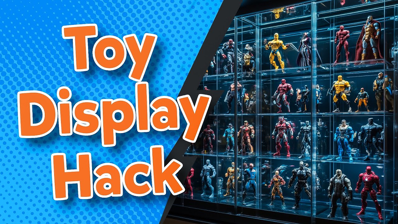 IKEA Billy Bookcase Display Cabinet Hack: Retro Toy Storage Solution