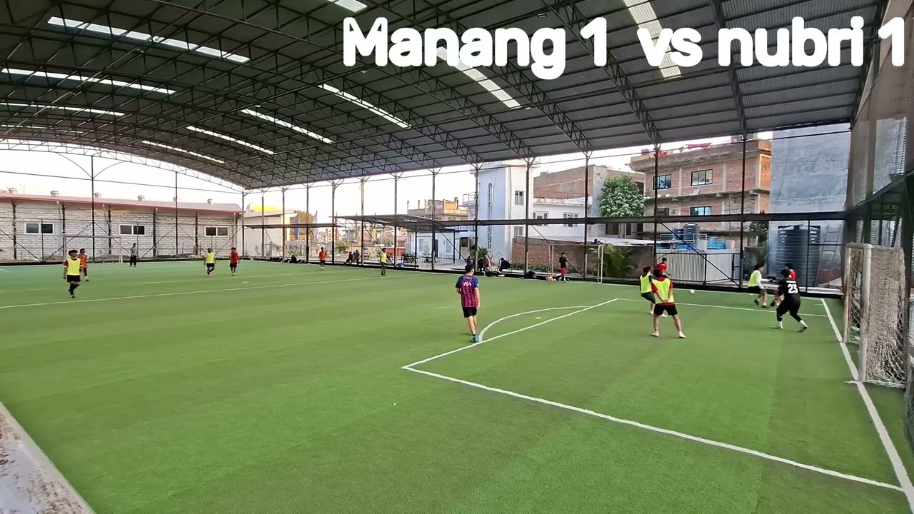 Game time.   Manang VS Nubri  4 . 2. Win. #football 