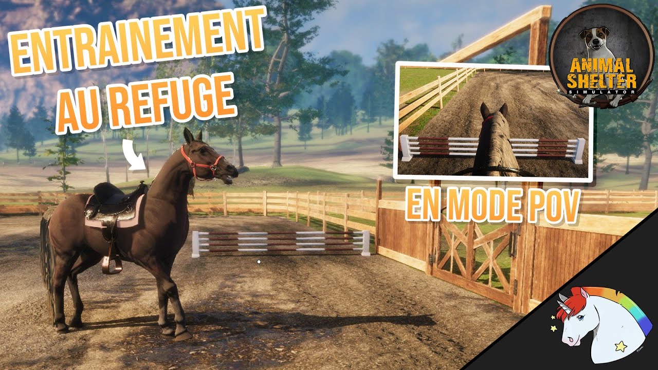 NOTRE RESCAPÉ DEVIENT CHEVAL D'OBSTACLE 😎 - [Animal Shelter]