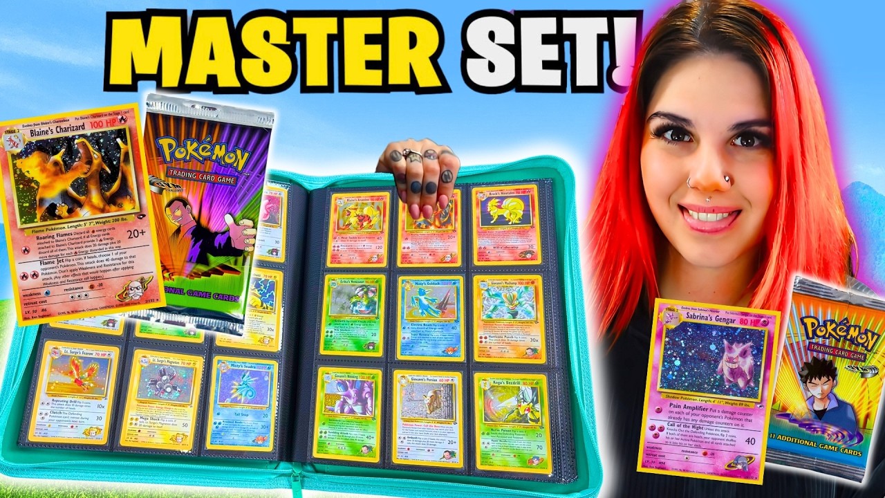 Gym Heroes & Gym Challenge Pokemon Vintage MASTERSET!