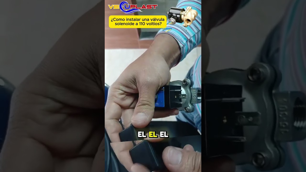 ¿Como instalar una valvula solenoide a 110 voltios?