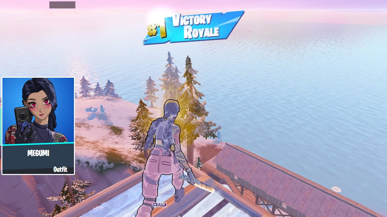 MEGUMI Skin Gameplay In Fortnite Chapter 3! (Cyber Infiltration Pack)