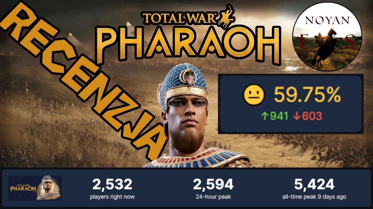 RECENZJA GRY TOTAL WAR: PHARAOH *HISTORYCZNIE SŁABY WYNIK*