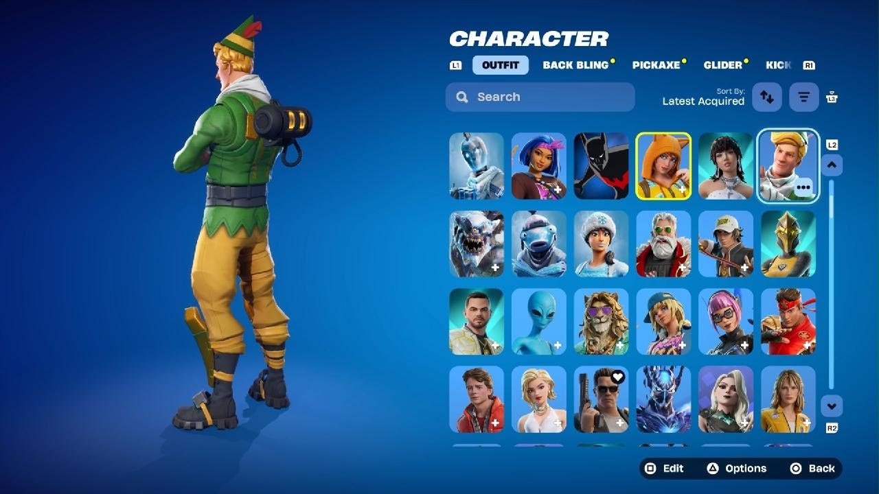 Fortnite Just a few skins