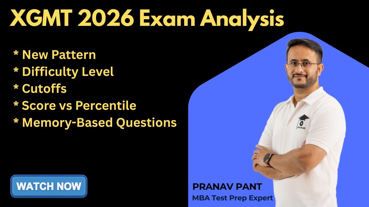 XGMT 2026 Exam Analysis | New Pattern | Difficulty Level | Expected Cutoffs | Score vs Percentile