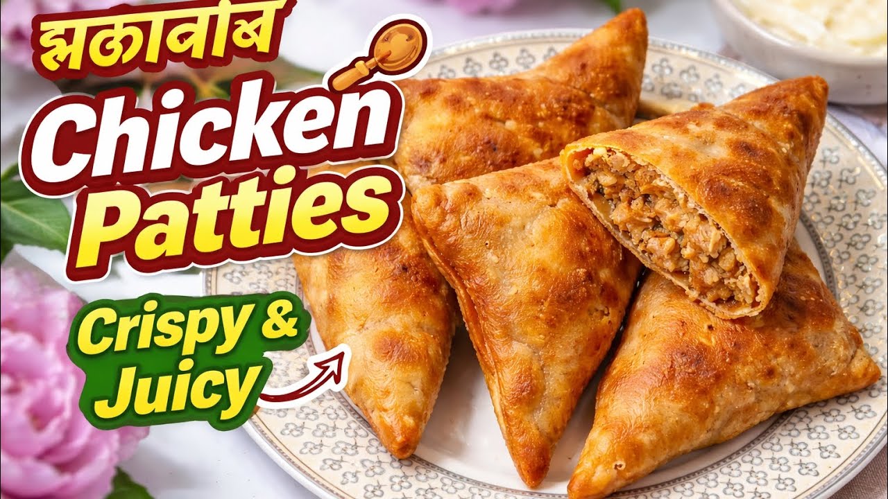 Homemade Chicken Patties Recipe 🍗 | Crispy & Juicy Easy Snack Recipe | Sandwich 