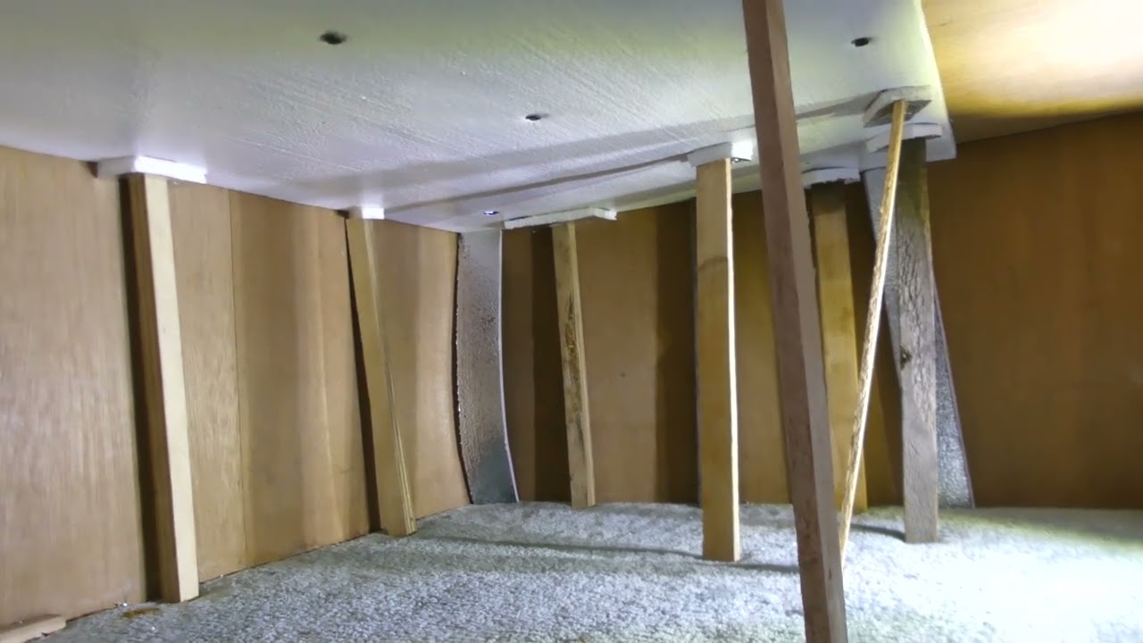 Insulating an RV Insulating the Underbed Storage space