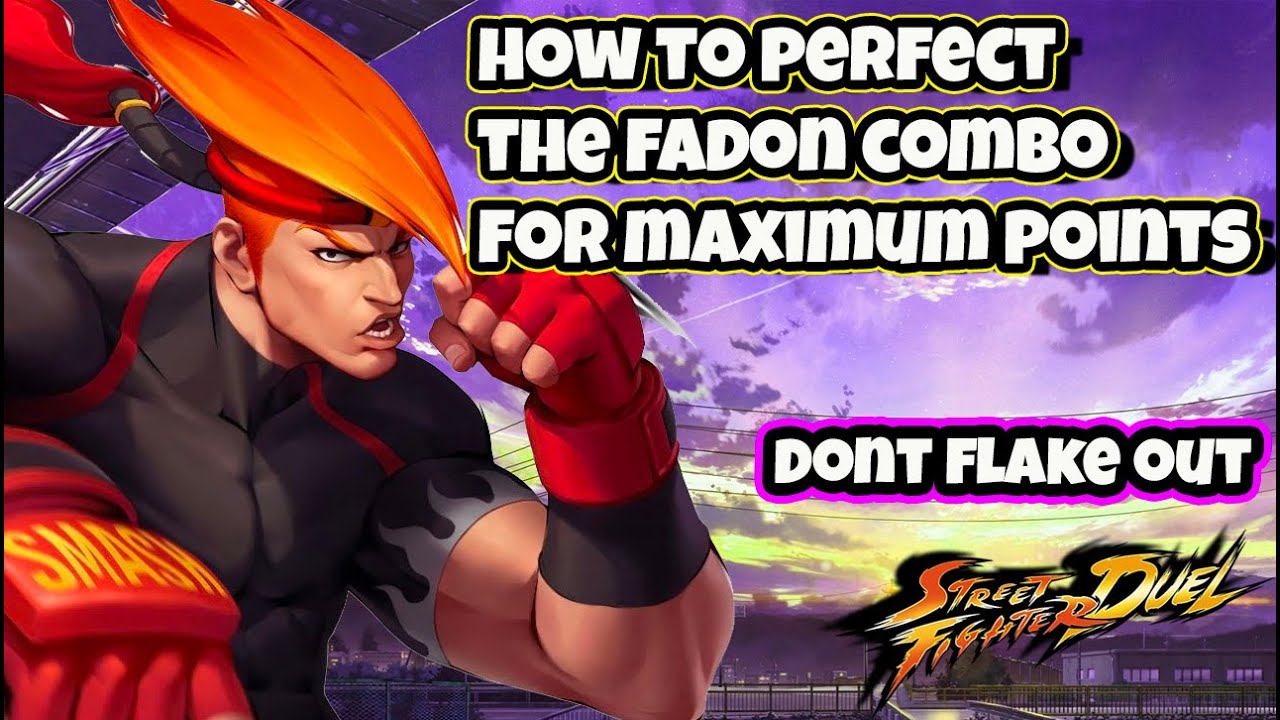 HOW TO PERFECT THE FADON RHONDA COMBO Step by step guide Street Fighter Duel