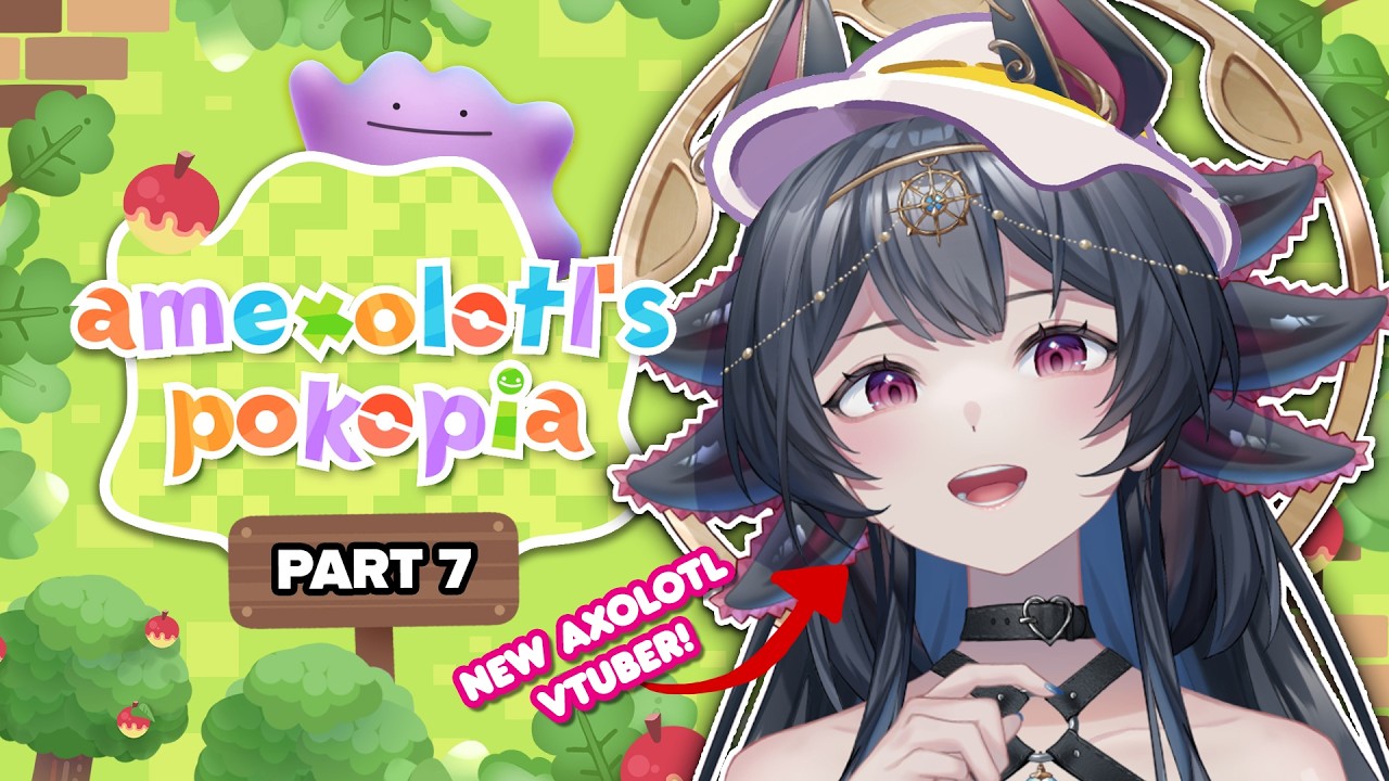 Cozy Axolotl VTuber plays Pokopia so You don't have to! | #amexolotl
