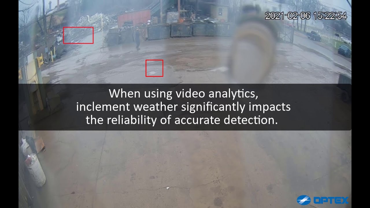 CHeKT Exterior Security Metal Scrap Yard Detection -  OPTEX HX-80 vs AI