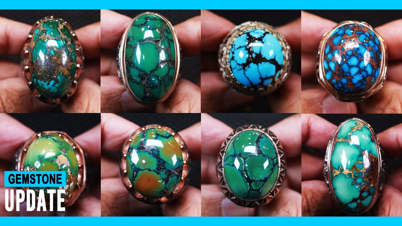 GEMSTONES UPDATE 16022026 - BATU PIRUS PERSIA HUBEI GRADASI TOSKA BIRU HIJAU MULTIWARNA URAT EMAS