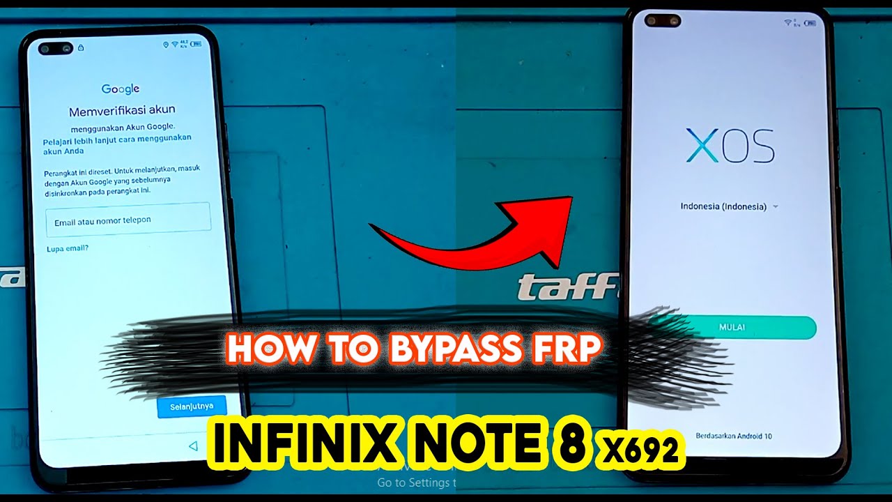 Cara Mudah Bypass FRP Akun Google Infinix Note 8 X692 #part2