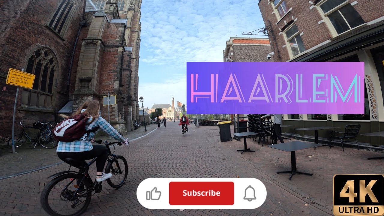 Haarlem city Center Street Walk🚶&zwj;♂️ | [4K] | GoPro 12 Adventure 🎥 🇳🇱