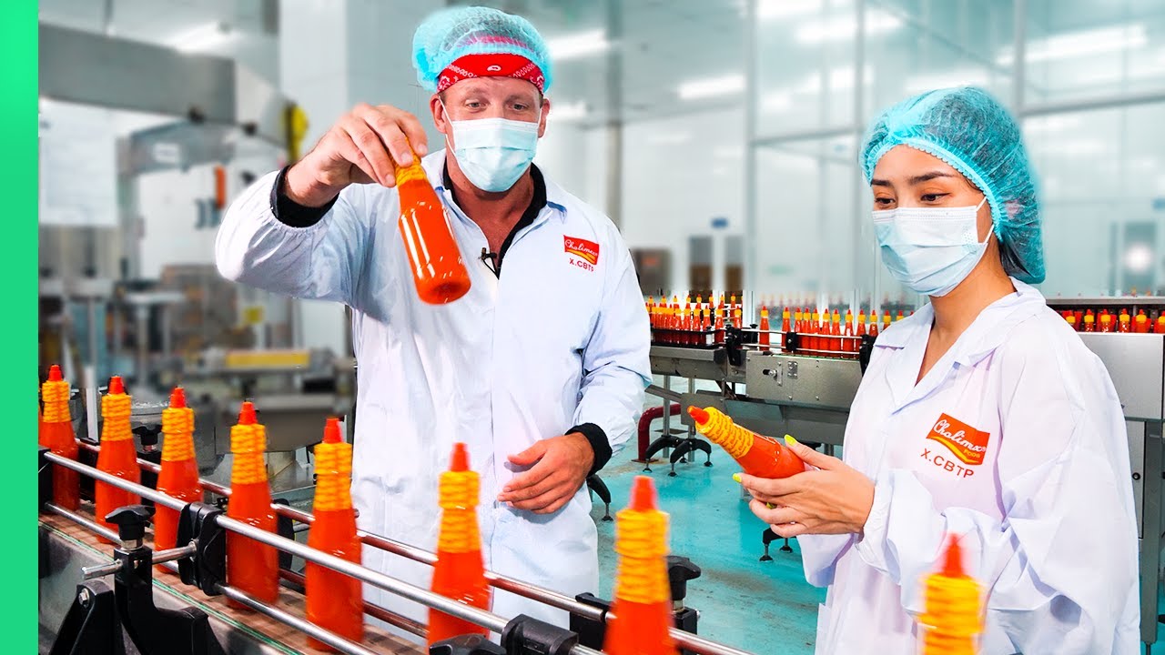 Asia's MEGA Food Factories!!! Japanese Sandwiches to Vietnamese Noodles!!