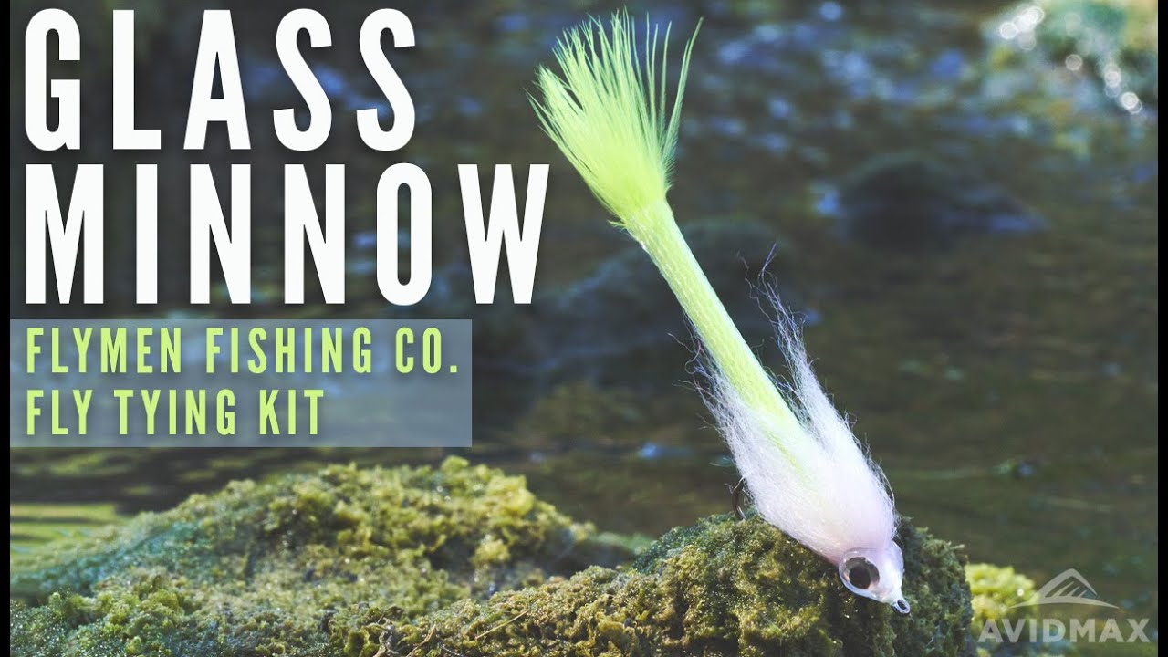 How to tie The Glass Minnow | Flymen Fishing Co Fly Tying Kit | AvidMax Fly Tying Tuesday Tutorials